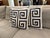 Coastal Barclay Butera for Eastern Accents Greek Key Throw Pillows, Set of Three For Sale - Image 3 of 12