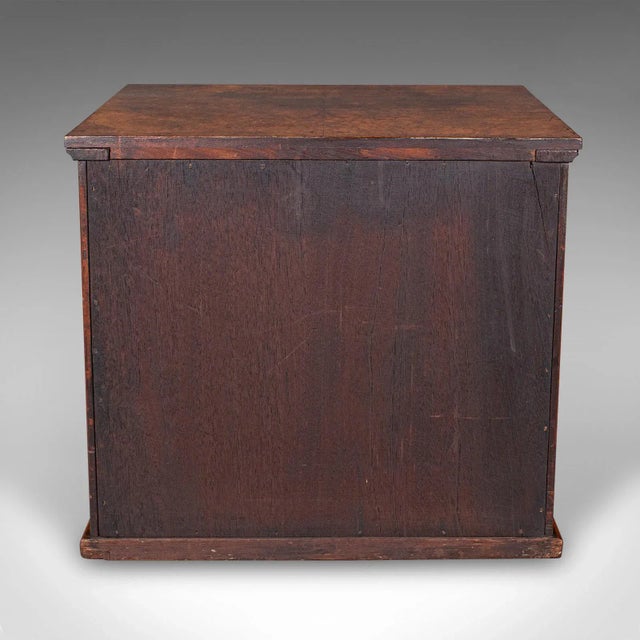 Antique Country House Napkin Drawers, English, Storage Cabinet, Early Victorian For Sale - Image 6 of 12