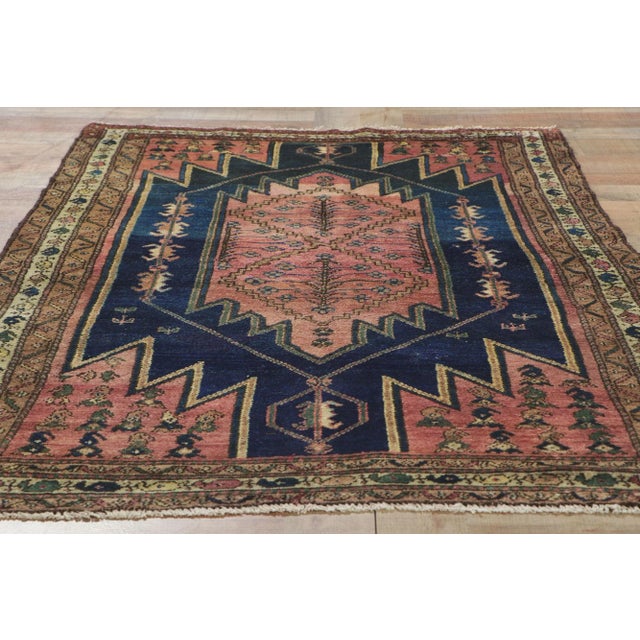 Textile Early 20th Century Antique Persian Malayer Rug, 03'06 X 06'11 For Sale - Image 7 of 10
