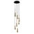 Gold Meteoriti Di Metallo Pendant Light in Aluminum and Acrylic by Jago For Sale - Image 10 of 10