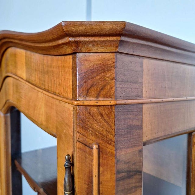 Wood Vintage Italian Display Cabinet For Sale - Image 7 of 18