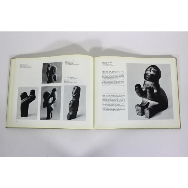 1965 Eskimo Sculpture Esquimaude Book Hardcover Hard Cover Linen Gold Bronze For Sale - Image 9 of 12