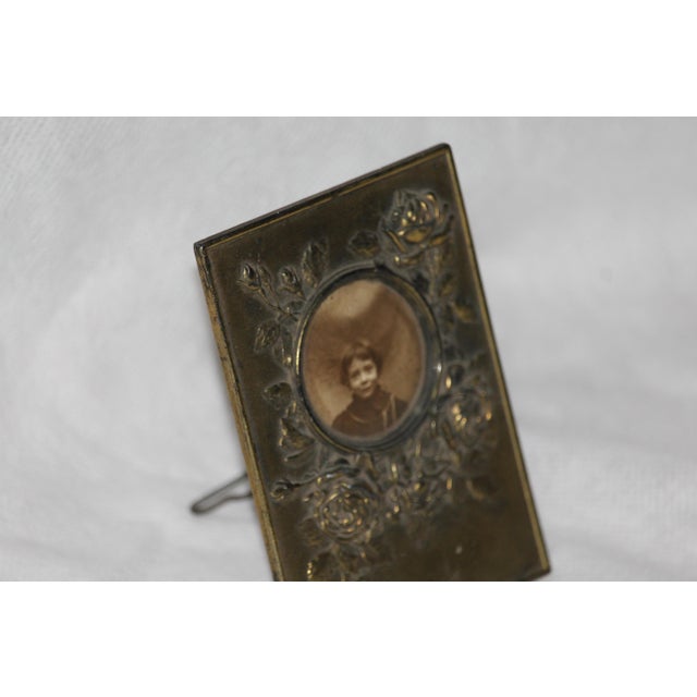 Brown Gold Picture Frames, 1890s, Set of 3 For Sale - Image 8 of 18