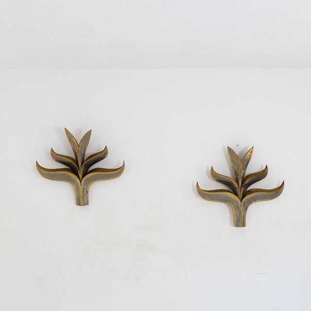 Wall Lamps by Henri Fernandez for Maison Honoré, Set of 2 For Sale - Image 9 of 9