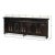 Wood Covent Gardens Sideboard in Ebony by Sarreid LTD For Sale - Image 7 of 12