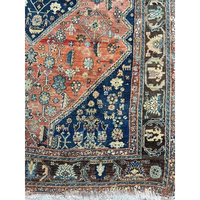 Antique Kashkouli Qashqai Rug For Sale - Image 13 of 18