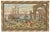 This tapestry represents a 17th Century view of the ancient port of Venice in Italy. In a busy quayside scene, local...