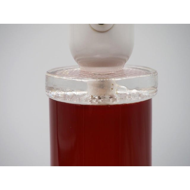 Glass Hyllinge Table Lamp by Gert Nyström, 1960s For Sale - Image 7 of 12