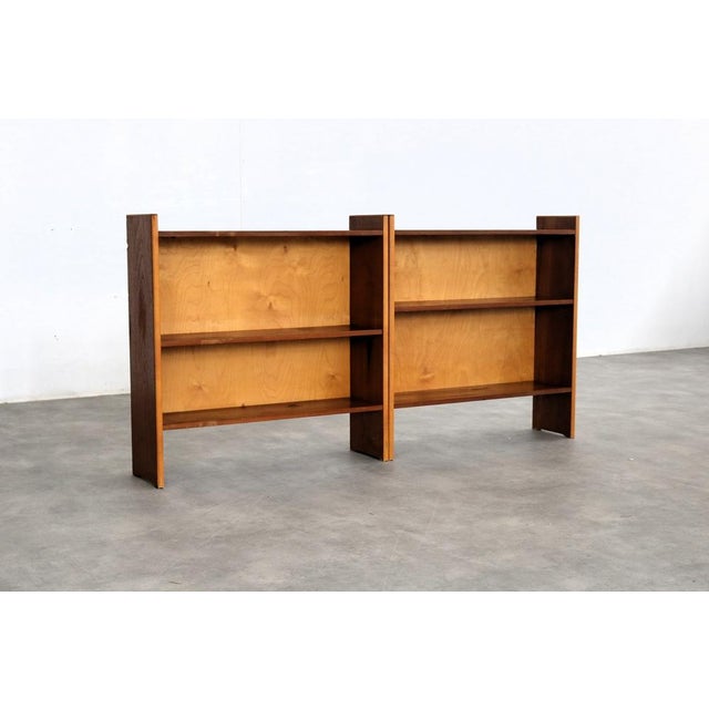 Vintage Bookcases in Teak | 1960s, Set of 2 For Sale - Image 9 of 11