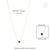 Navy Blue Modern 14k Yellow Gold Heart Blue Sapphire & Diamond Halo Pendant Necklace For Sale - Image 8 of 12
