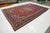 Persian 11 X 16 Vintage Persian Kashan Wool Rug Handmade With Rosette Motif For Sale - Image 3 of 8