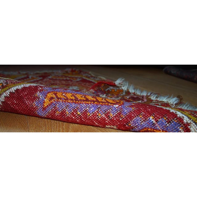 1920s Turkish Yastik Rug - 1.4' X 2.8' For Sale In New York - Image 6 of 10