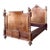 Vintage Eastlake Carved Wood Twin Bed For Sale