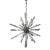 Silver Sputnik Triedro Murano Glass Pendant by Simoeng For Sale - Image 8 of 8