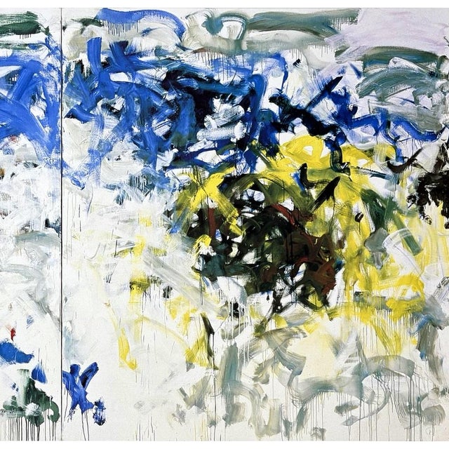 Paper Joan Mitchell River v Original 1990 Cote d'Azur Exhibition Poster For Sale - Image 7 of 10