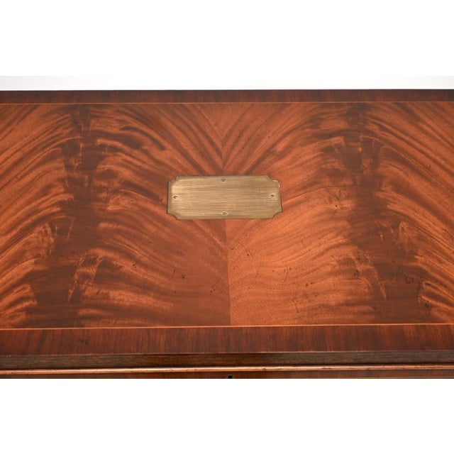 Military Campaign Chest of Drawers, 1930s For Sale - Image 9 of 13