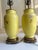 Mid 20th Century Baccarat Style Yellow Opaline Glass Japonisme Lamps, Signed Baccarat - a Pair For Sale In Washington DC - Image 6 of 18