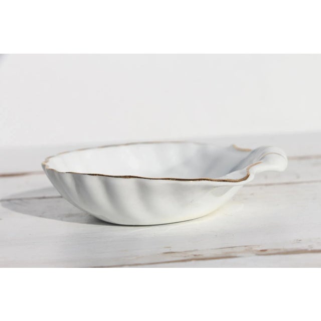 19th Century French Shell-Shaped Soap Dish, Hand-Painted and Signed For Sale - Image 6 of 12