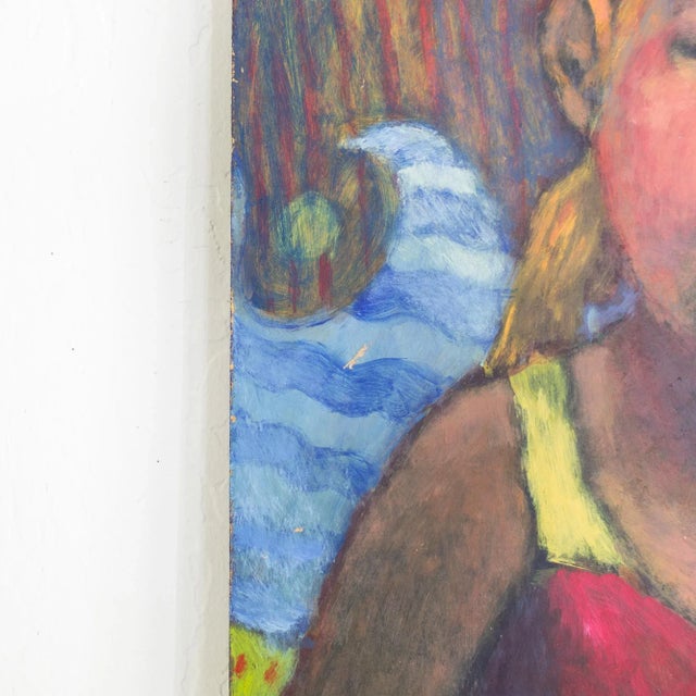 Bright Figurative Portrait Painting of a Girl in Swimsuit by Amy Scherer For Sale - Image 10 of 10