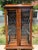 Wood 1970s Mid Century Modern Ming Pagoda Top Campaign China Cabinet For Sale - Image 7 of 13