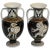 Pair of Neoclassical Vases With Greek Key Details For Sale - Image 9 of 9