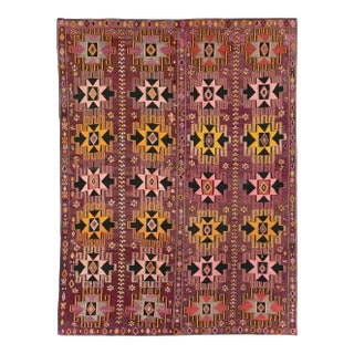 Galerie Shabab Collection Mid-20th Century Turkish Flatweave Kilim Carpet For Sale