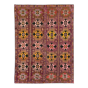 Galerie Shabab Collection Mid-20th Century Turkish Flatweave Kilim Carpet