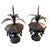 2000 - 2009 Pair of Vintage Neoclassical Cast Iron & Copper Architectural Finials With Wrought Botanical Agave Crests For Sale - Image 5 of 12