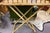 Mid 20th Century Mid Century Folding Bamboo and Rattan Tray Table For Sale - Image 5 of 6