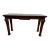 Late 20th Century Hickory Chair Furniture Emprire Style Solid Cherry Console Table For Sale
