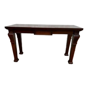 Late 20th Century Hickory Chair Furniture Solid Cherry Console Table