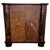 Mid-Century Modern Art Deco Italian Burl Walnut Dry Bar Cabinet with Glass Top, 1950s For Sale - Image 13 of 13
