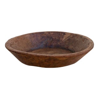 Vintage Wabi Sabi Dough Bowl For Sale