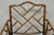 Mid 20th Century Vintage Chinese Chippendale Faux Bamboo Wood Fretwork Dining Arm Chairs - A Pair For Sale - Image 5 of 14