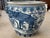 Late 20th Century Chinese Export XXL Blue & White Porcelain Tree Pot Floor Planter For Sale - Image 5 of 12