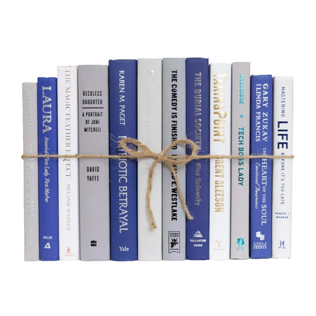 Contemporary Decorative Books - Wild Indigo Book Bundle - 1 Foot of Blue Books For Sale - Image 3 of 3