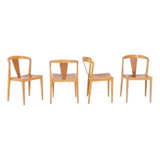 Dining Chairs by Axel Larsson for Bodafors, Set of 4, 1960s For Sale