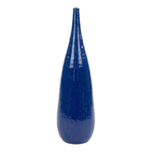 Vintage A. R. Cole Blue Glazed Ceramic Vase