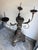 Wood Spanish Baroque Revival Large Ecclesiastical Pricket Candelabrum Circa 1880-1900 For Sale - Image 7 of 7