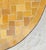 30" Moroccan Round Mosaic Table, Honey Mustard Bejmat Style / Squares For Sale - Image 4 of 7