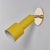 Yellow 1960s Tito Agnoli Perforated Yellow Metal & Brass Sconce for O-Luce For Sale - Image 8 of 12