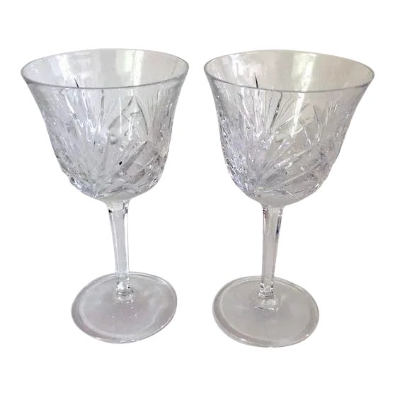 90s Gorham Crystal Wine Glasses a Pair Chairish