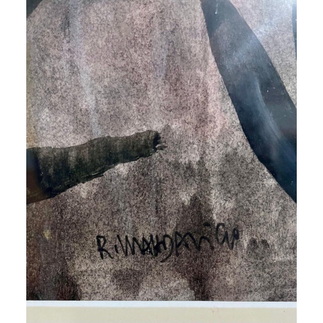 Abstract Rafael Mahdavi, Abstract Wood Collage Assemblage Oil Painting Rafael Mahdavi Art Brut Kouros NYC, 1990 For Sale - Image 3 of 7