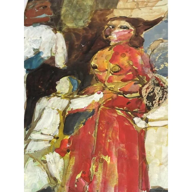 H. Misonne, Abstract Woman, 1890s-1910s, Painting For Sale - Image 9 of 15