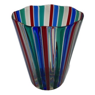Murano Glass Vase by Gio Ponti for Venini, 1960s For Sale