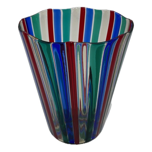Murano Glass Vase by Gio Ponti for Venini, 1960s For Sale