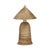 Metal Coco Natural Coconut Fiber Pointed Table Lamp For Sale - Image 7 of 7