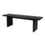 Black Halsmstad 64 in. W Wood Dining Bench, Black For Sale - Image 8 of 8