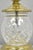 Waterford Late 20th Century Waterford Style Small Petite Cut Glass Brass Boudoir Table Lamp by Great Creator For Sale - Image 4 of 11