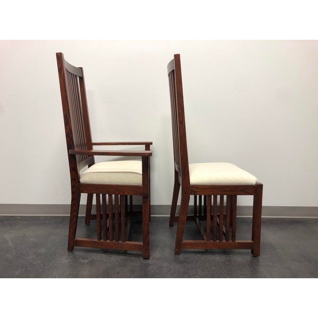 Le Meuble Villageois Mission Oak Dining Set Table + 8 Chairs Chairish